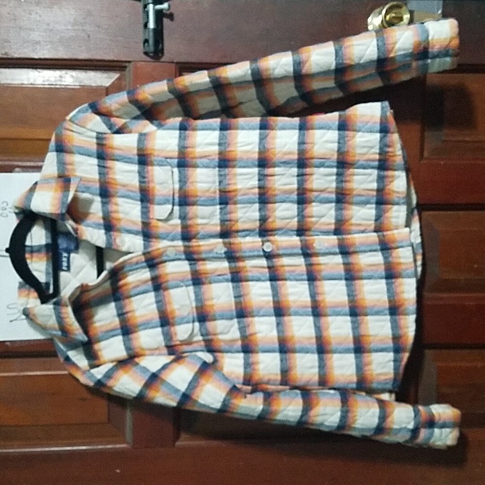 Roxy Women's Multicolor Plaid Button-Down Flannel Jacket. Size:Medium
